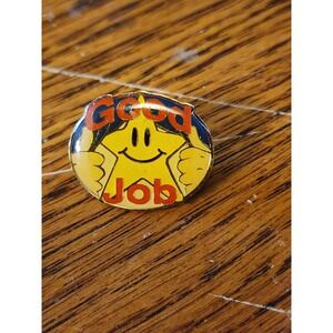 🔥 Walmart Employee Associate Pin - Smiley Good Job! Former Stock Shares 🔥